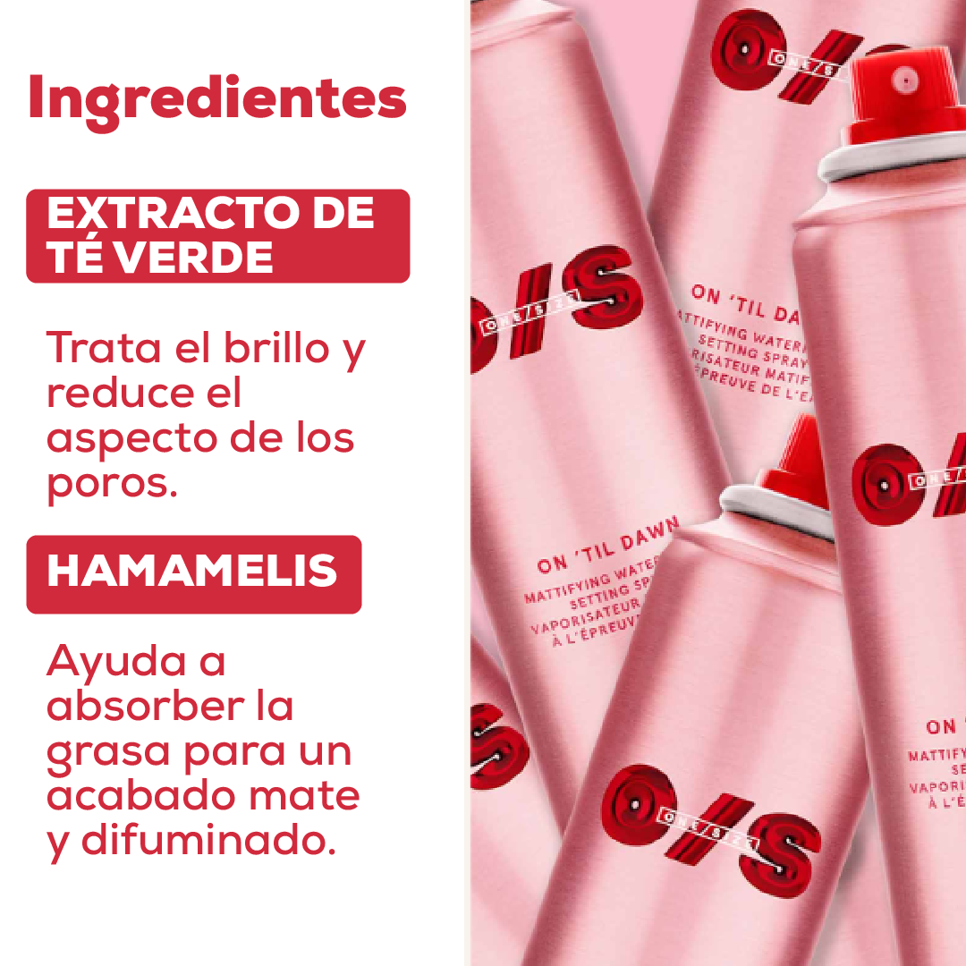 Spray Sellador de Maquillaje Efecto Mate + Envío Gratis